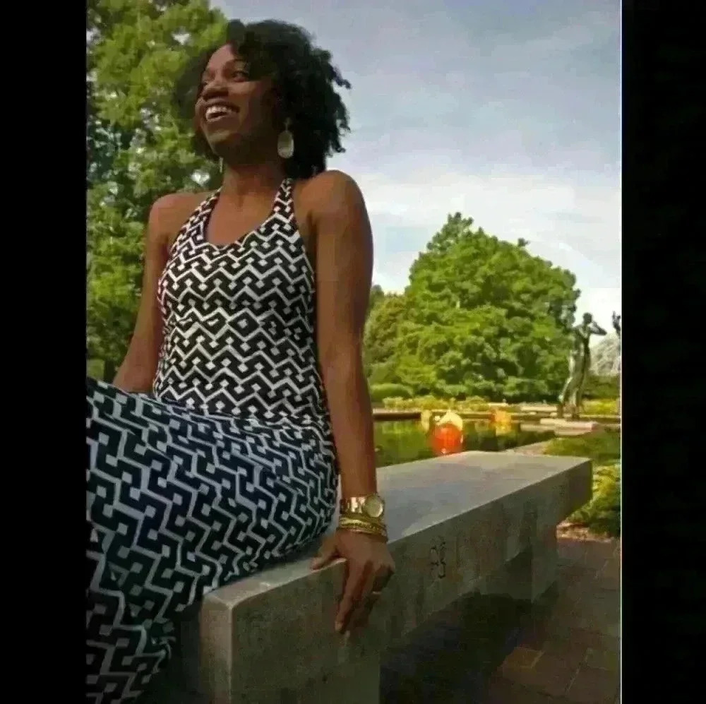The gap sexy party/cocktail office maxi  dress with stretch size small